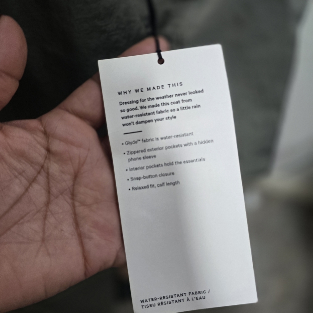 Lululemon Athletica Olive Trench Coat - Picture 7 of 15